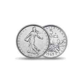 5 Francs Semeuse - Argent - 1959 à 1969