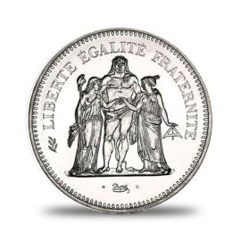 50 Francs Hercule - Argent - 1974 à 1980