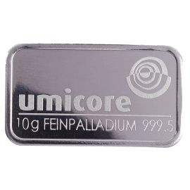 Lingot Palladium 10g - Pur à 999,99% - Certificat d'Authenticité