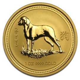 Lunar I Chien Or - 31,1034 g (1 Oz) - Australie