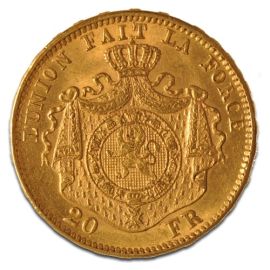 20 Francs Or Leopold II - Belgique - 5,81 g - Belgique