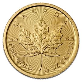 Maple Leaf en Or - 7,78 g (1/4 Oz) - Canada