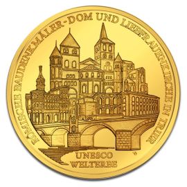 100 Euro Allemagne UNESCO Patrimoine Mondial Treves en Or - 15,5517 g - Allemagne