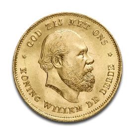 10 Florins Hollandais Or (Guillaume III) - 6,72 g