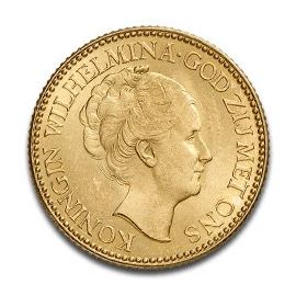 10 Florins Néerlandais Or (Wilhelmina) - 6,06 g - Pays-Bas