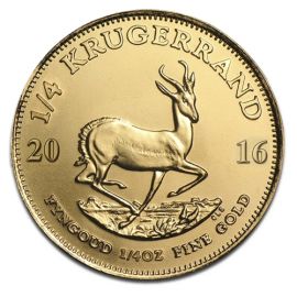 Krugerrand en Or - 7,78 g (1/4 Oz) - Afrique du Sud