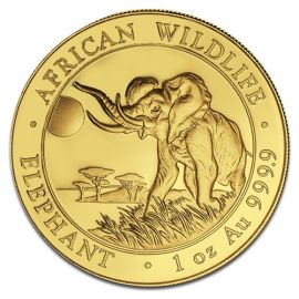 Somalie Èléphant en Or - 31,1 g (1 Oz) - Somalie