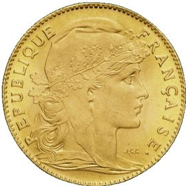 Demi Napoléon 10 Francs Or Coq & Marianne - 3,23 g