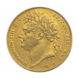 Demi Souverain Or Georges IIII - 3,99g - Royaume-Uni