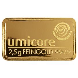 Lingot Or 2g - Pur à 999,99% - Certificat d'Authenticité