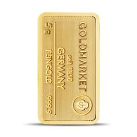 Lingot Or 5g - Pur à 999,99% - Certificat d'Authenticité