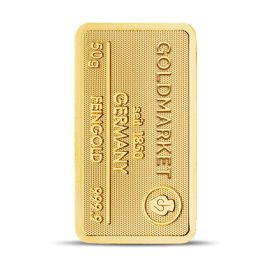 Lingot Or 50g - Pur à 999,99% - Certificat d'Authenticité