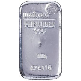 Lingot Argent 1 Kilo - Pur à 999,99% - Certificat d'Authenticité