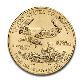 American Eagle en Or - 15,55 g (1/2 Oz) - États-Unis Face