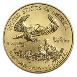 American Eagle en Or - 7,78 g (1/4 Oz) - États-Unis Face