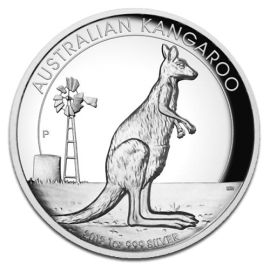 Kangourou en Argent - 31,1035 g (1 Oz) - Australie Face