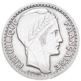 20 Francs Turin - Argent - 1891 à 1968