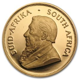 Krugerrand en Or - 31,1035 g (1 Oz) - Afrique du Sud Face