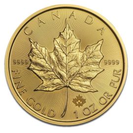 Maple Leaf en Or - 31,1 g (1 Oz) - Canada Face