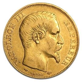 Pièce d'or 20 Francs - Napoléon III en Or - 6,45g - France Face