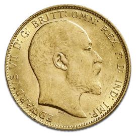 Souverain Edouard VII Pièce d'or en Or - 7,32 g - Royaume-Uni Face