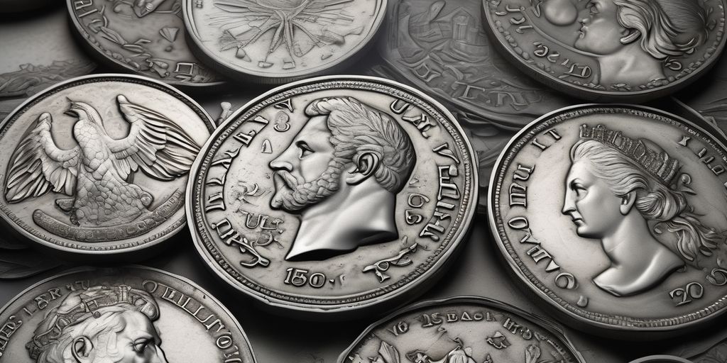 rare silver coins with historical background