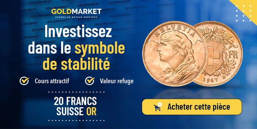 20 Swiss francs gold