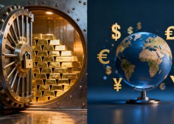 Or alloué vs non alloué à l'étranger : comparaison visuelle.