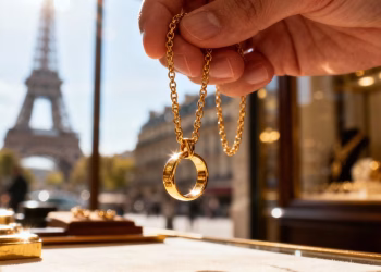 Estimation d'or à Paris : bijoux en or examinés.