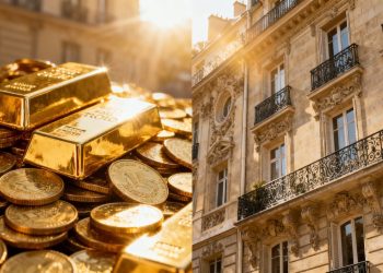 Or et immobilier en France face à l'inflation.