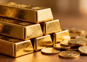 Lingots d'or et pièces d'or