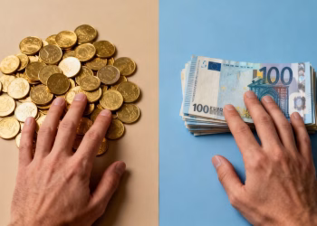 Pièces d'or et billets en euros, choix d'épargne 2026.