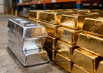 Lingots d'or et de palladium