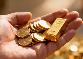 Petite quantité d'or pour investir avec un budget limité.