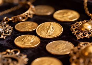 Pièces d'or et bijoux de collection à Lyon.