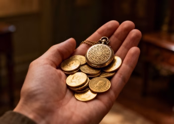Vente d'or d'héritage en temps de crise.