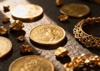 Pièces d'or et bijoux anciens à Paris