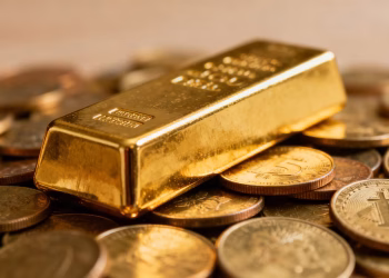 Lingots d'or et pièces d'or