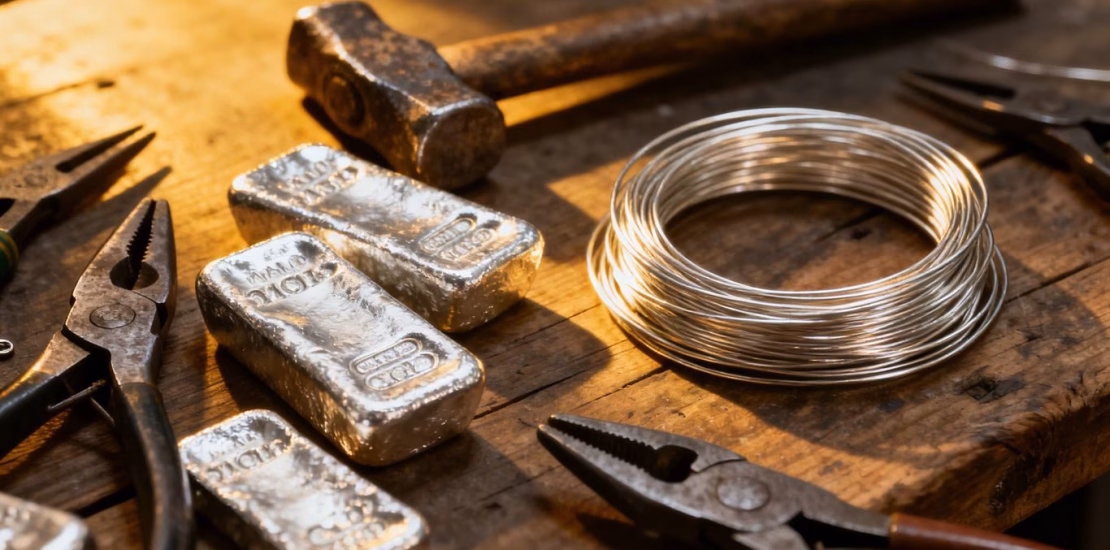 Argent pour la fabrication de bijoux