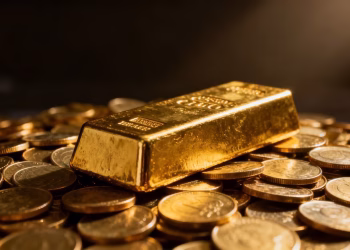 Lingots d'or et pièces d'or