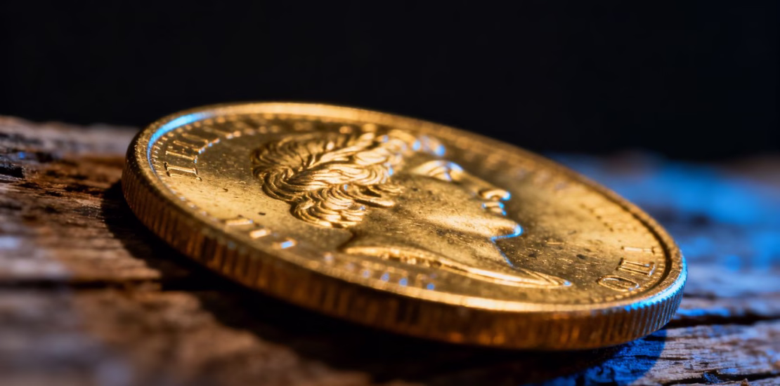 Pièce d'or de collection pour débutants