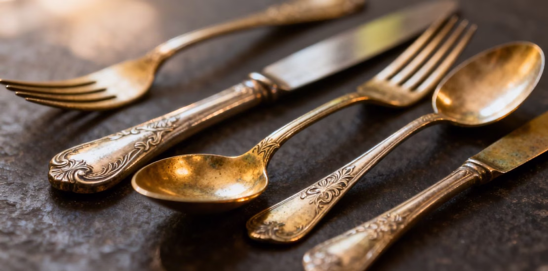Argenterie ancienne, couverts en argent, vente d'argenterie.