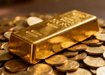 Lingots d'or et pièces d'or