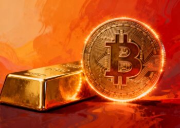 Or et Bitcoin, symboles d'investissement face à l'inflation.
