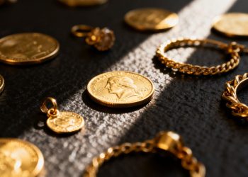 Gouden munten en sieraden te koop in Frankrijk