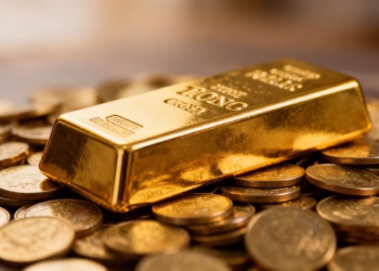 Lingots d'or et pièces d'or