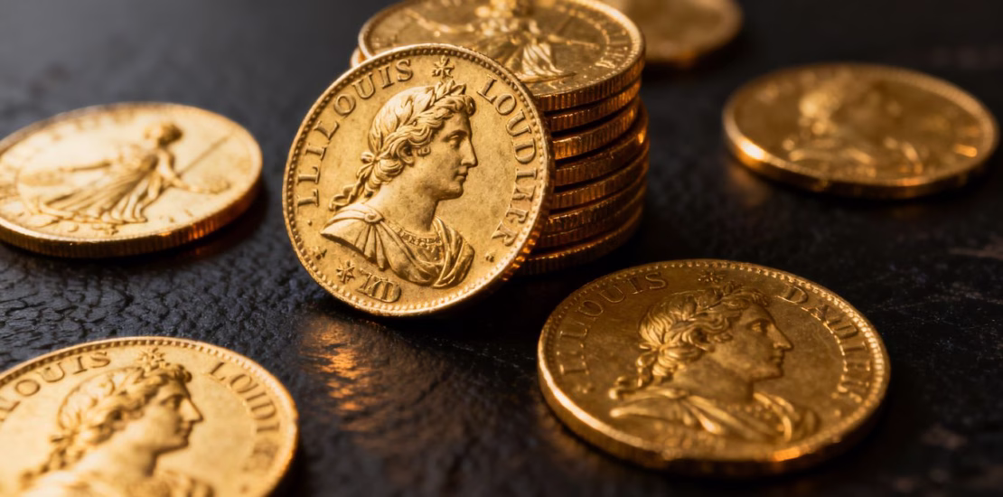Collection de pièces d'or Louis d'or