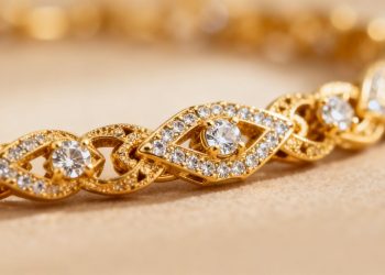 Collier en or et diamants luxueux