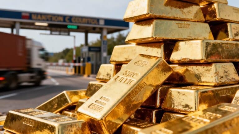 Seuils de déclaration pour l'or transporté à travers les frontières