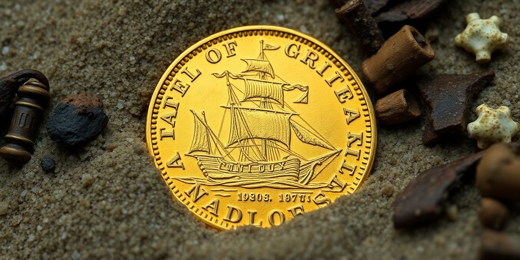 Napoléon en or d’épave